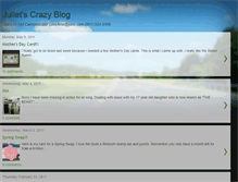 Tablet Screenshot of julietscrazyblog.blogspot.com