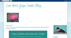 Desktop Screenshot of leeannsyogacenterblog.blogspot.com