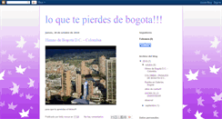 Desktop Screenshot of bogotaexplora.blogspot.com