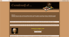 Desktop Screenshot of csendesedj-el.blogspot.com