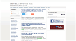 Desktop Screenshot of beasiswatiaphari.blogspot.com