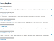 Tablet Screenshot of bumpinglines.blogspot.com