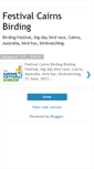 Mobile Screenshot of festivalcairnsbirding.blogspot.com