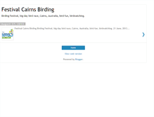 Tablet Screenshot of festivalcairnsbirding.blogspot.com