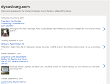 Tablet Screenshot of dycusburg.blogspot.com