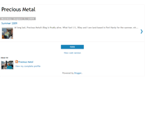 Tablet Screenshot of mypreciousmetal.blogspot.com