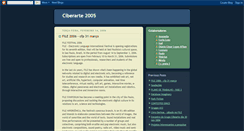 Desktop Screenshot of ciberarte2005.blogspot.com