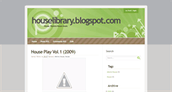 Desktop Screenshot of houselibrary.blogspot.com
