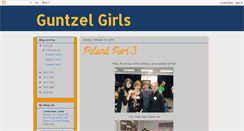 Desktop Screenshot of guntzelgirls.blogspot.com