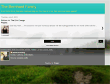 Tablet Screenshot of bernhardfamily.blogspot.com