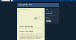 Desktop Screenshot of disneylandiaparis.blogspot.com
