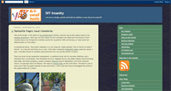 Desktop Screenshot of diyinsanity.blogspot.com