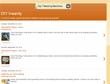 Tablet Screenshot of diyinsanity.blogspot.com