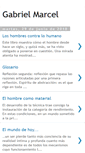 Mobile Screenshot of filosofiadegabrielmarcel.blogspot.com