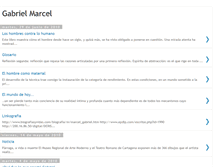 Tablet Screenshot of filosofiadegabrielmarcel.blogspot.com
