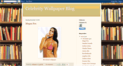 Desktop Screenshot of celebritywallpaperblog.blogspot.com