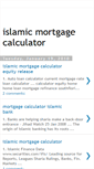 Mobile Screenshot of islamicmortgagecalculator-69.blogspot.com