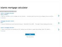 Tablet Screenshot of islamicmortgagecalculator-69.blogspot.com