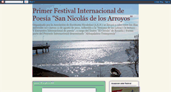 Desktop Screenshot of festivaldepoesia-sna.blogspot.com