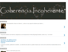 Tablet Screenshot of coherencia-incoherente.blogspot.com