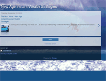 Tablet Screenshot of instantwealthstrategies.blogspot.com