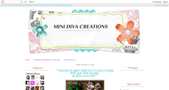 Desktop Screenshot of minidivacreations.blogspot.com