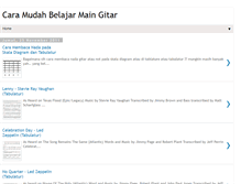 Tablet Screenshot of bermain-gitar.blogspot.com