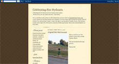 Desktop Screenshot of celebratingfirehydrants.blogspot.com