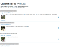 Tablet Screenshot of celebratingfirehydrants.blogspot.com