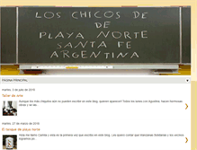 Tablet Screenshot of loschicosdeplayanorte.blogspot.com