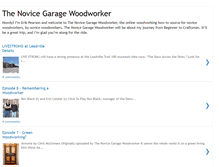 Tablet Screenshot of garagewoodworker.blogspot.com