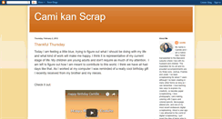 Desktop Screenshot of camikanscrap.blogspot.com