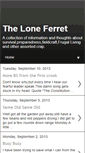 Mobile Screenshot of loneferret.blogspot.com