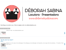 Tablet Screenshot of deborahsabina.blogspot.com