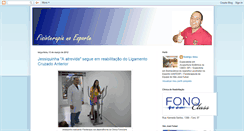 Desktop Screenshot of fisioterapianoesporte.blogspot.com