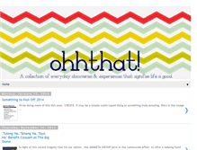 Tablet Screenshot of ohhthat.blogspot.com