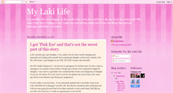 Desktop Screenshot of mylakilife.blogspot.com