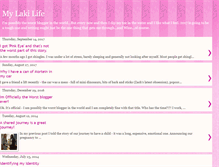 Tablet Screenshot of mylakilife.blogspot.com