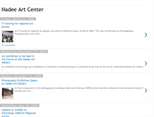 Tablet Screenshot of nadeeartcenter.blogspot.com