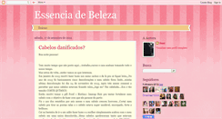 Desktop Screenshot of essenciadebeleza.blogspot.com