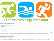 Tablet Screenshot of diabetestrainingcamp.blogspot.com