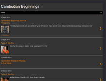 Tablet Screenshot of cambodianbeginnings.blogspot.com