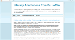 Desktop Screenshot of lofflinannotations.blogspot.com