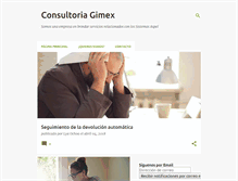 Tablet Screenshot of consultoria-gimex.blogspot.com