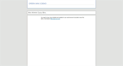 Desktop Screenshot of opera-mini5.blogspot.com