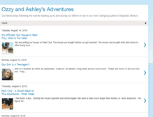 Tablet Screenshot of ozzyandashleyadventures.blogspot.com