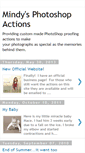 Mobile Screenshot of mindysphotoactions.blogspot.com