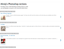 Tablet Screenshot of mindysphotoactions.blogspot.com