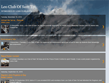 Tablet Screenshot of leoclubofsamtet.blogspot.com