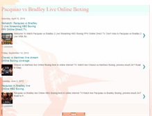 Tablet Screenshot of pacquiaovsbradleyliveonlineboxing.blogspot.com